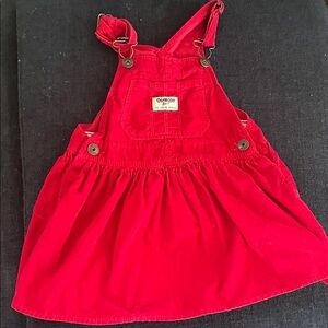 OshKosh Red Corduroy Dress